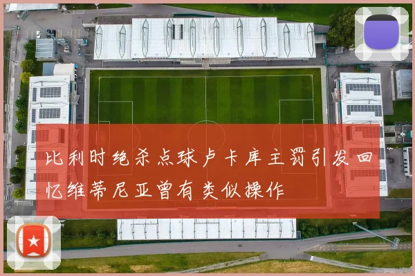 比利时绝杀点球卢卡库主罚引发回忆维蒂尼亚曾有类似操作